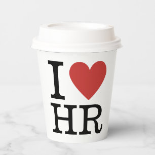 I ❤️ Love HR - HR Dept. - Paper Cups