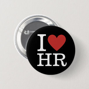 I ❤️ Love HR - HR Dept. - Pin Button 