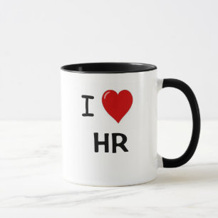 I Love HR - I Heart HR Humor Mug
