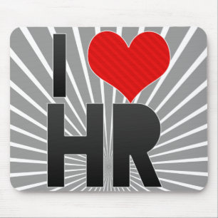 I Love HR Mouse Mat