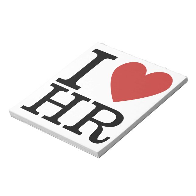 I ❤️ Love HR Notepad - HR Dept. Staff  (Rotated)