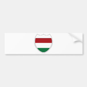 I Love Hungary Bumper Sticker