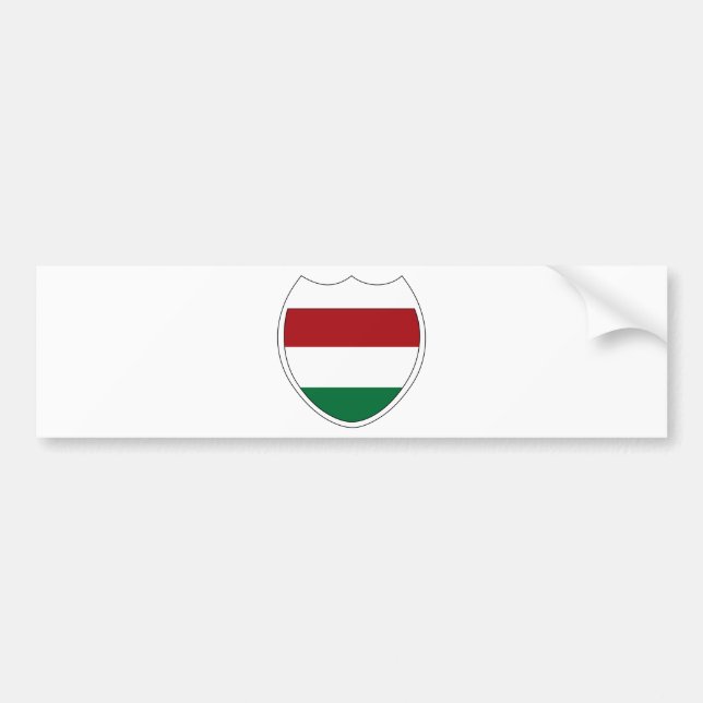 I Love Hungary Bumper Sticker (Front)