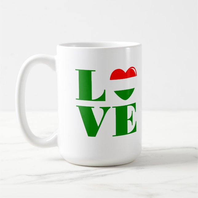 I love Hungary Coffee Mug (Left)