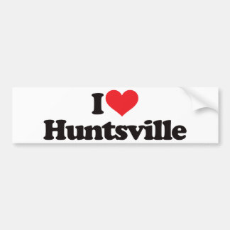 I Love Huntsville Bumper Sticker