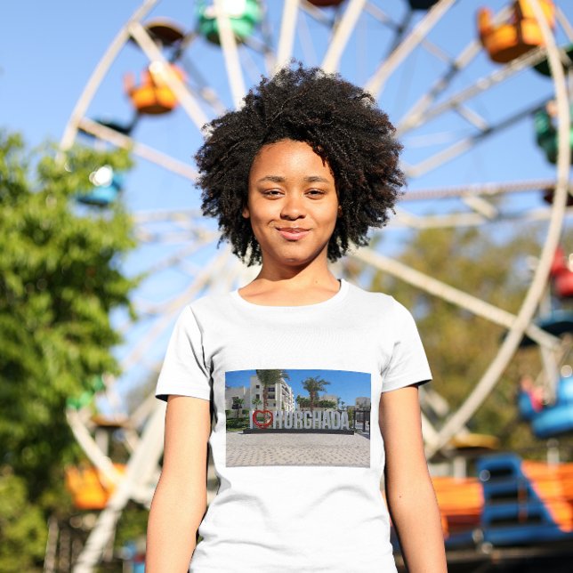 I love Hurghada Egypt Vacation Souvenir Photo T-Shirt (Creator Uploaded)