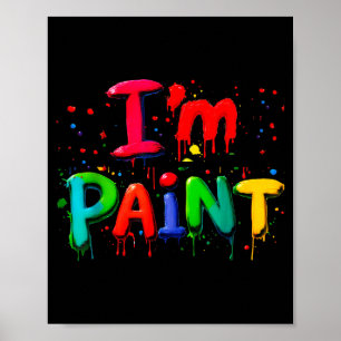 I Love I Like To Finger Paint Couple I'm Paint Val Poster