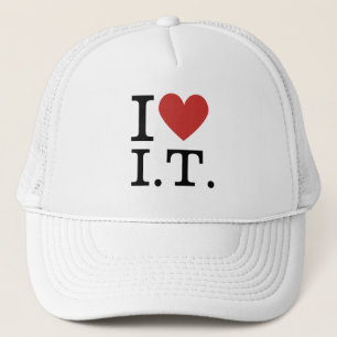 I ❤️ Love I.T. CUSTOMIZABLE  Trucker Hat
