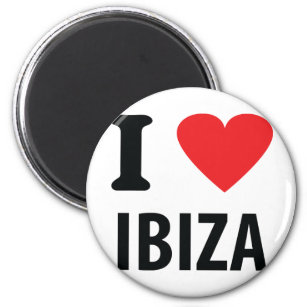 I love Ibiza icon Magnet
