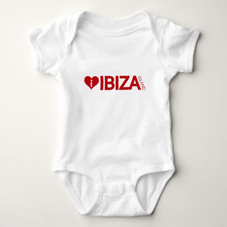 i Love Ibiza Island baby shirt