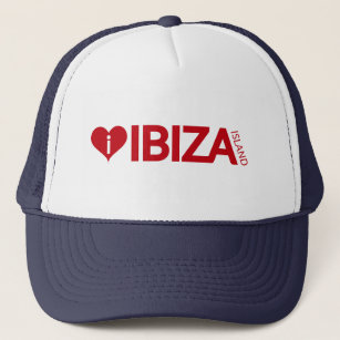 i Love Ibiza Island Original Authentic souvenirs. Trucker Hat