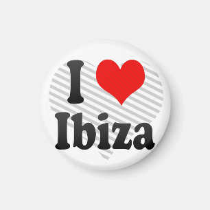 I Love Ibiza, Spain. Me Encanta Ibiza, Spain Magnet