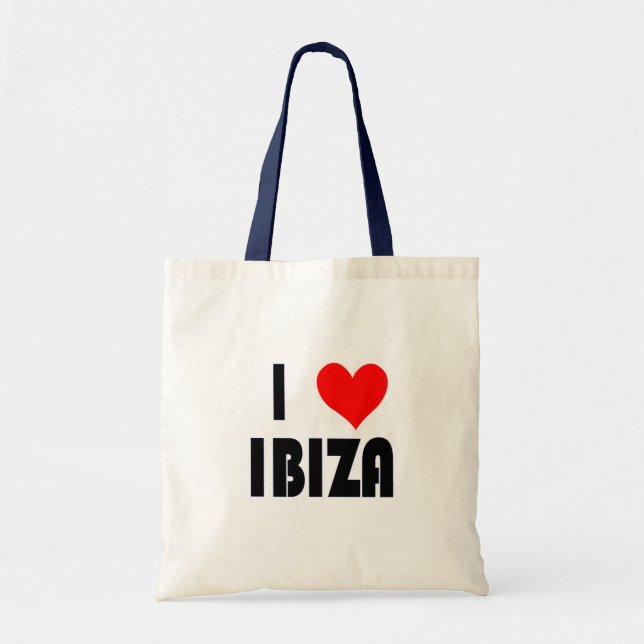I Love Ibiza Tote Bag (Front)