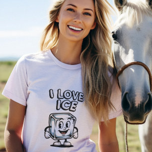 I Love ICE Conservative Border Security T-Shirt
