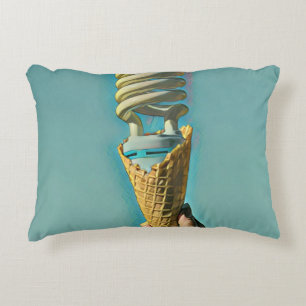 I love ice cream artwork decorative cushion