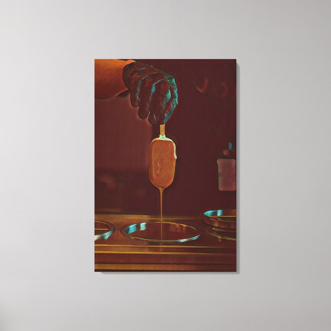 I love ice cream popsicle canvas print (Front)