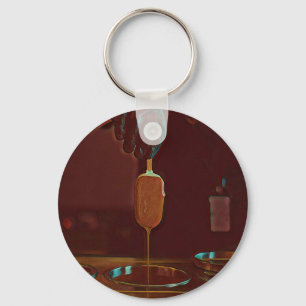 I love ice cream popsicle key ring