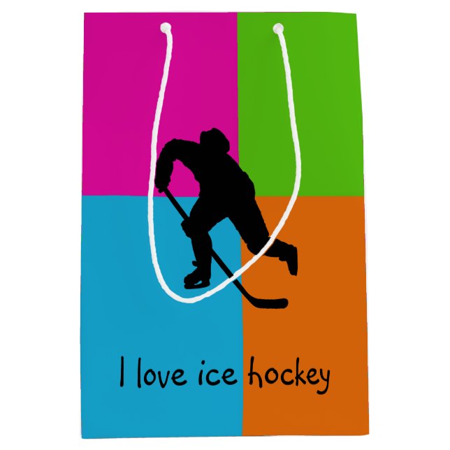 I love ice hockey - gift bag (Front)