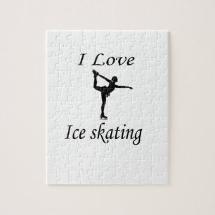 I Love Ice-skating Jigsaw Puzzle