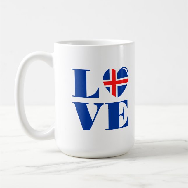 I love Iceland Coffee Mug (Left)