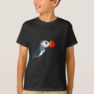 I Love Iceland Puffin Icelandic Gift T-Shirt