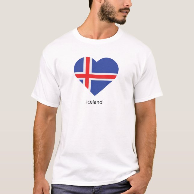 I Love Iceland T-Shirt (Front)