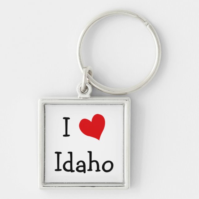 I Love Idaho Key Ring (Front)