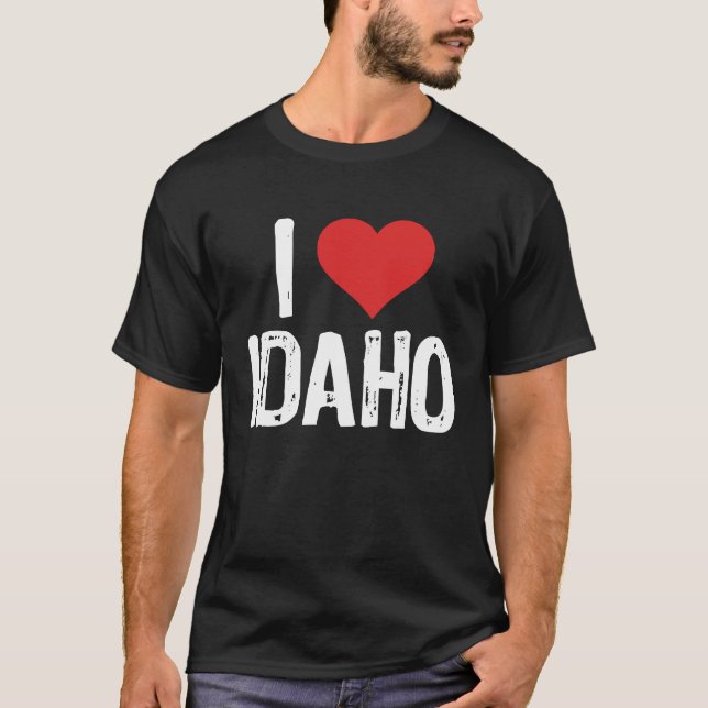 I Love Idaho T-Shirt (Front)
