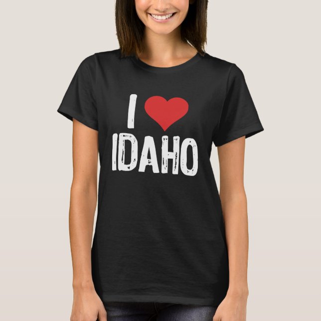 I Love Idaho T-Shirt (Front)