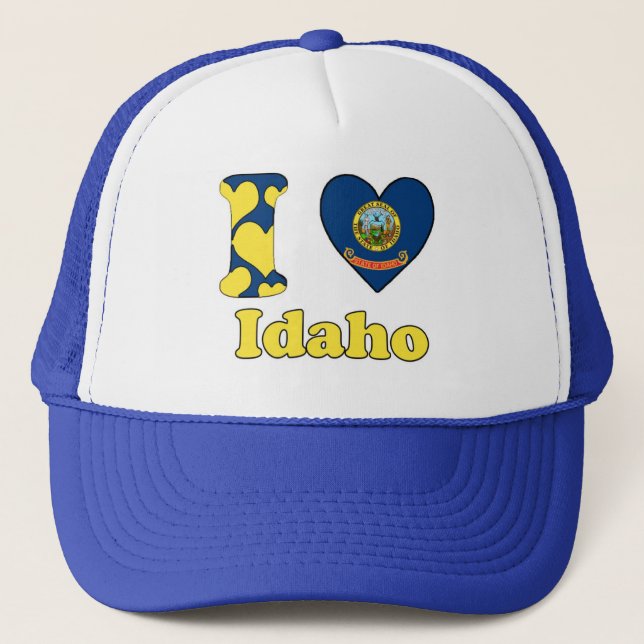 I love Idaho Trucker Hat (Front)
