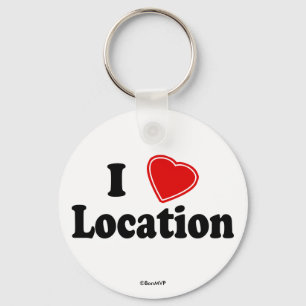 I Love II Key Ring