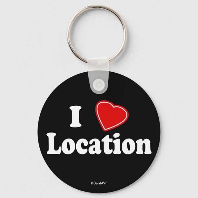 I Love II Key Ring (Front)