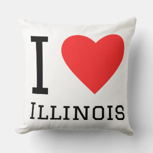 I love Illinois Cushion