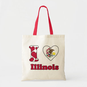 I love Illinois Tote Bag