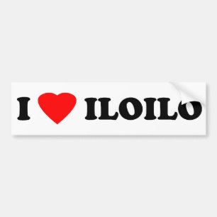 I Love Iloilo Bumper Sticker