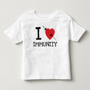 I Love Immunity Pro Vax Toddler T-Shirt