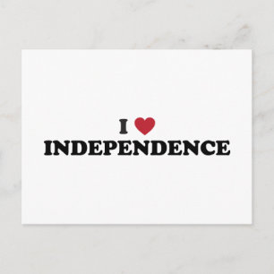 I Love Independence Missouri Postcard