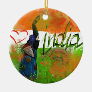 I love India Ceramic Tree Decoration