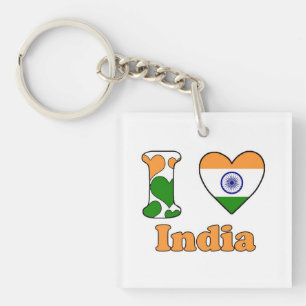 I love India Key Ring
