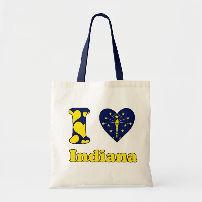 I love Indiana Tote Bag (Front)
