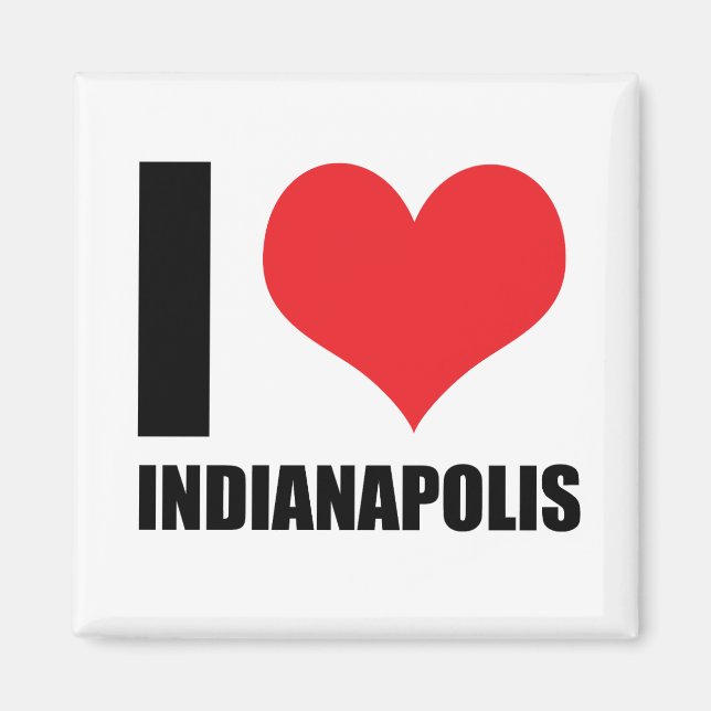 I love Indianapolis  Magnet (Front)