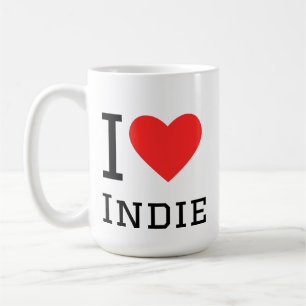 I love indie coffee mug
