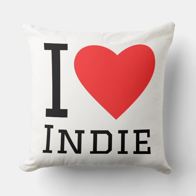 I love indie cushion (Front)
