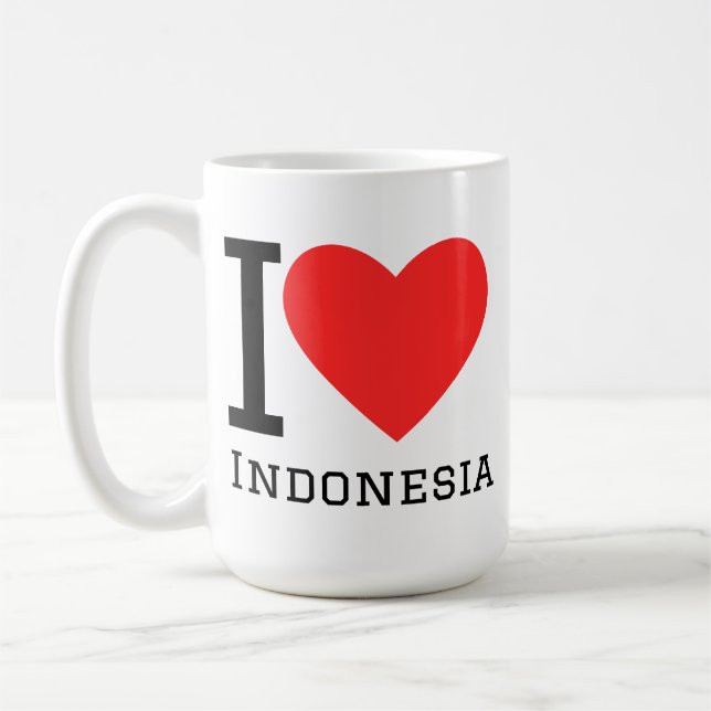 I love Indonesia  Coffee Mug (Left)