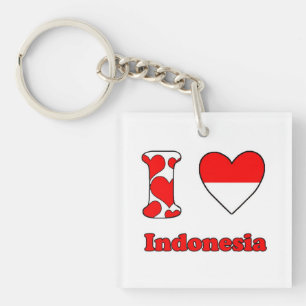 I love Indonesia Key Ring
