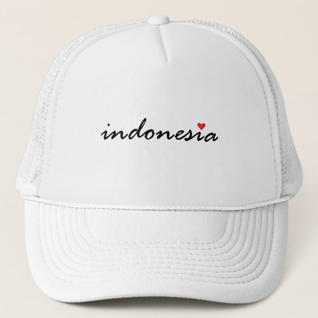 I love Indonesia Trucker Hat (Front)