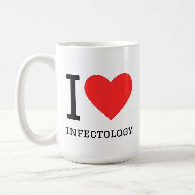 I love Infectology Coffee Mug (Left)