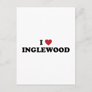 I Love Inglewood California Postcard