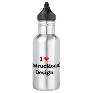I Love Instructional Design 532 Ml Water Bottle
