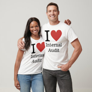I ❤️ Love Internal Audit (for Employees) CUSTOM T-Shirt